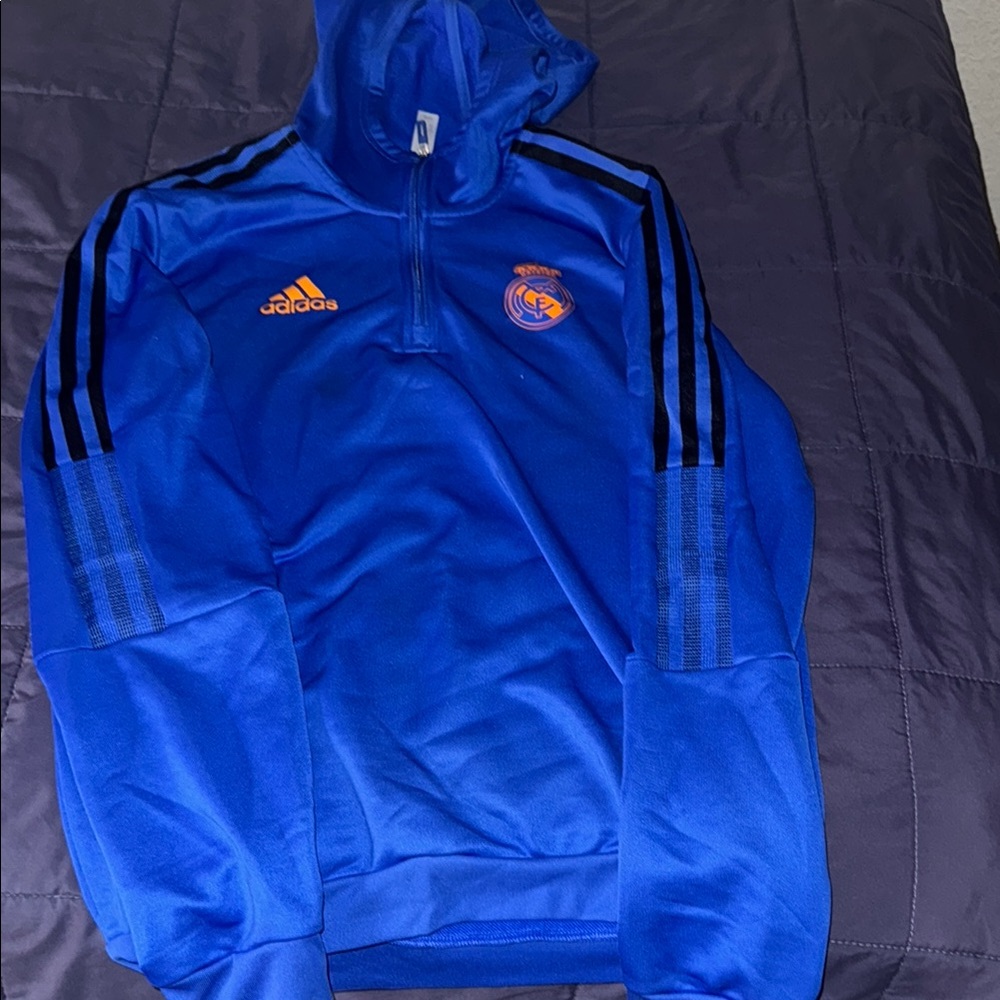 Adidas Blue Real Madrid Men's Sweater